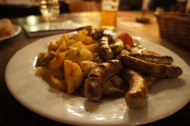 Typical berlin meal