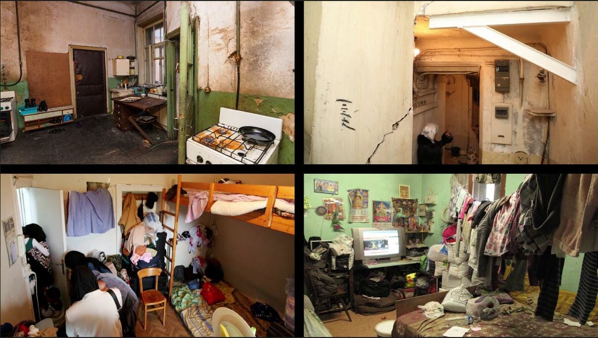 Exemples d'appartements loués par des marchands de sommeil