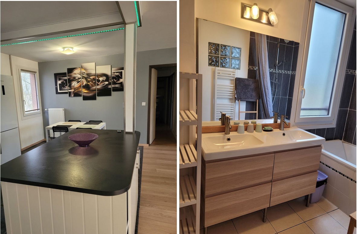 Transformer sa résidence principale en investissement locatif rentable - photos après rénovation