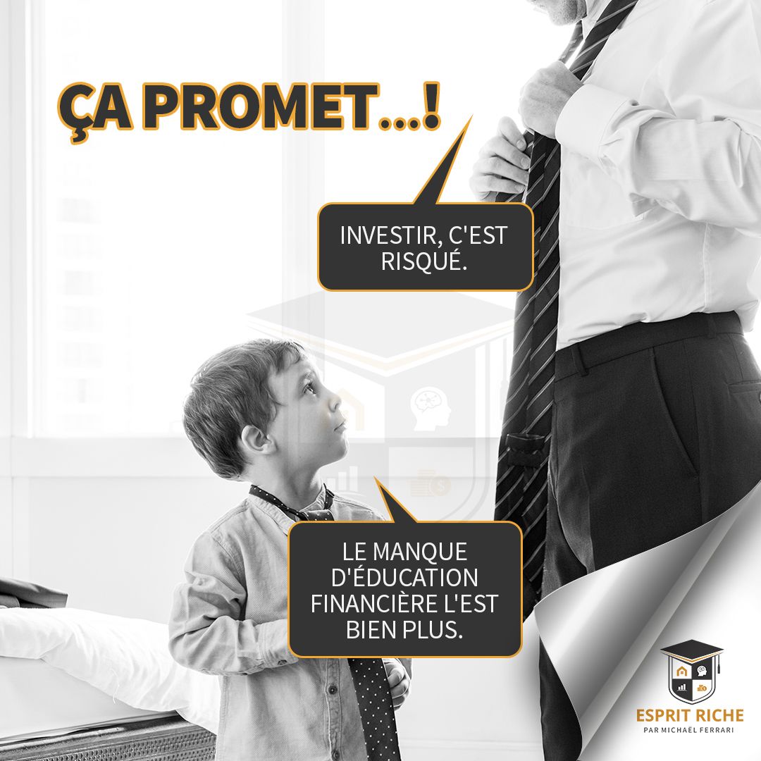 Investir est-il risqué ? Ou est-ce plus risqué de manquer d'éducation financière ?