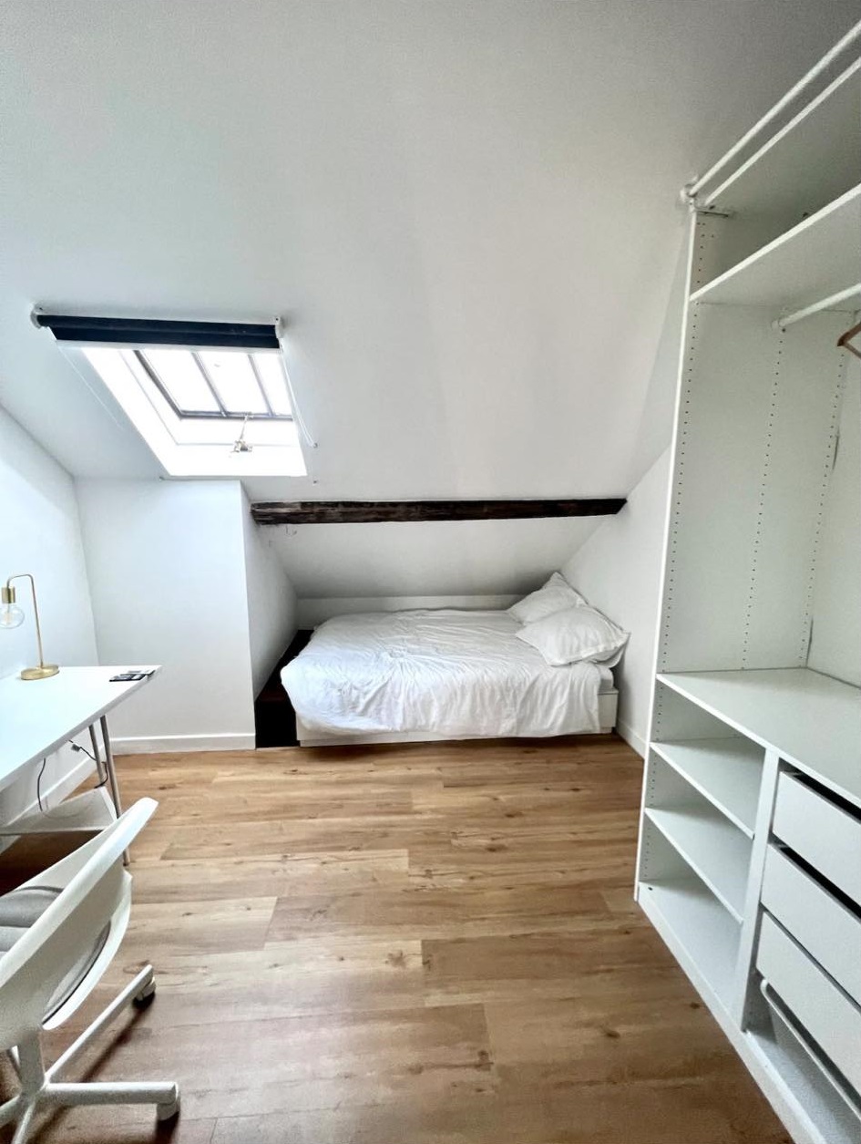 Photo après de la rénovation de l'appartement à Troyes pour une colocation rentable après litige avec un artisan - chambre