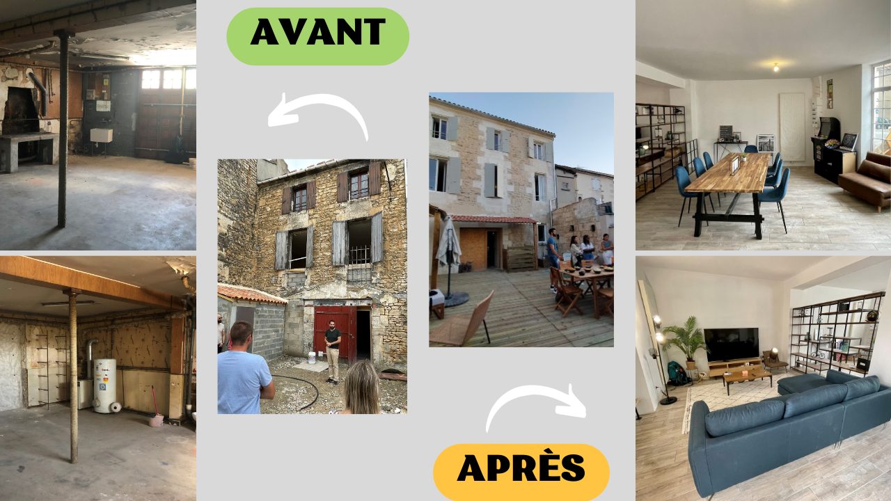Avant/après co-living