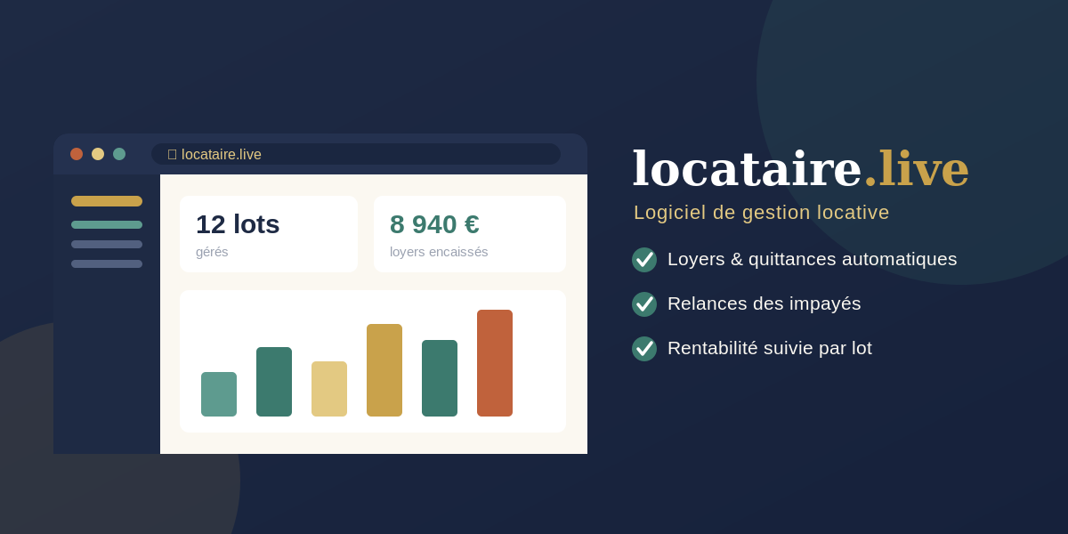 locataire.live : logiciel de gestion locative (loyers, quittances, relances)