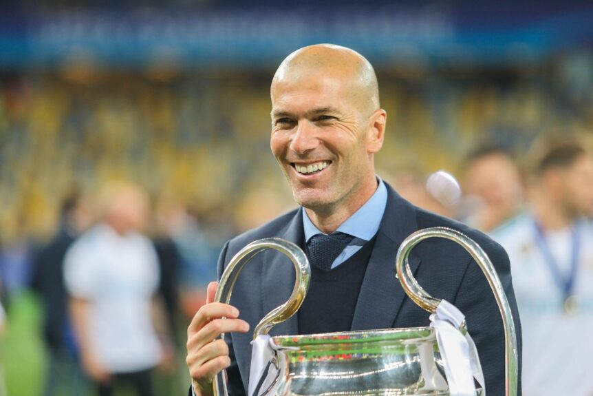 Zinédine Zidane, dont la fortune repose sur ses sponsors et ses investissements