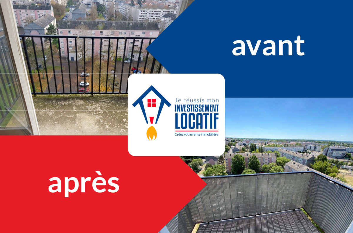 La transformation avantaprès de la colocation de Laurent en Picardie.